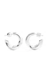 Jacquemus Women Les Creoles Tourni Earrings In Metallic