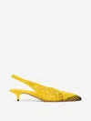 Jacquemus Cubisto Banane Pointed Toe Slingback Pump