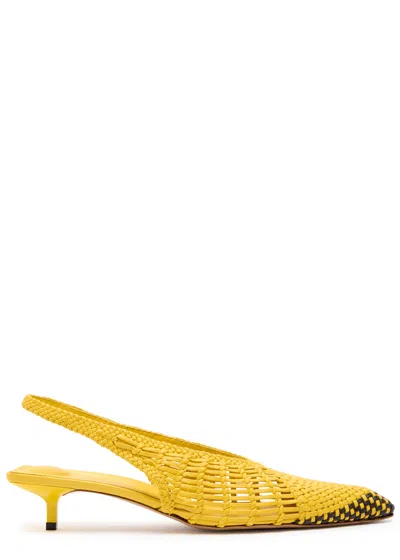 JACQUEMUS JACQUEMUS LES CUBISTO LEATHER PUMPS