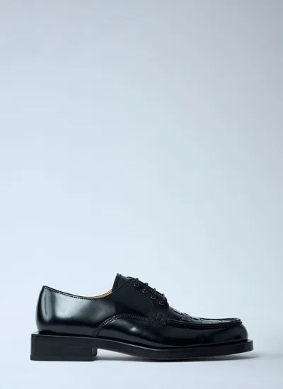 Jacquemus Les Derbies Tressees Shoes In Black