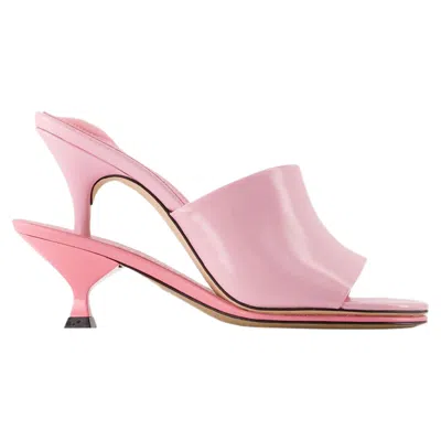 JACQUEMUS LES DOUBLES MULES - JACQUEMUS - LEATHER - PINK