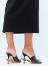 Jacquemus Les Doubles Mules In Black