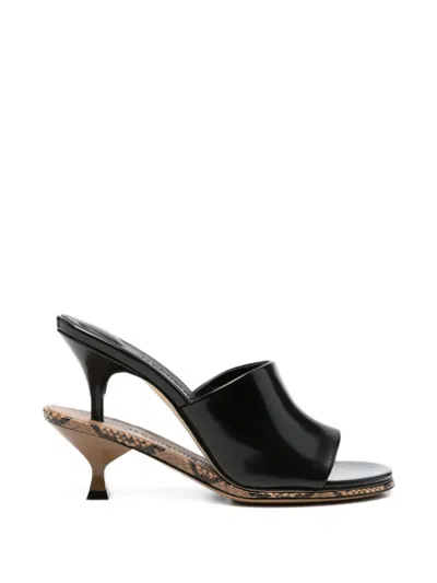 Pre-owned Jacquemus Les Doubles Sandals In Black