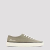 Jacquemus Cotton Low-top Sneakers With Embroidered Logo In Brown
