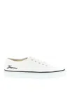 Jacquemus Les Fefe Low Top Sneakers Rubber Sole In White