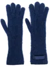 Jacquemus Navy La Casa 'les Gants Gros Grain' Gloves In Blue