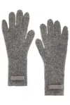 Jacquemus Les Gants Gros Grain In Dark Grey