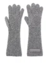 Jacquemus Les Gants Gros Grain Gloves In Gray