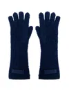 Jacquemus Les Gants Gros Grain Logo Gloves In Black