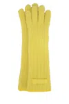 Jacquemus Les Gants Gros Grain In Yellow