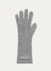 Jacquemus Les Gants Knit Wool-blend Gloves In Dark Grey
