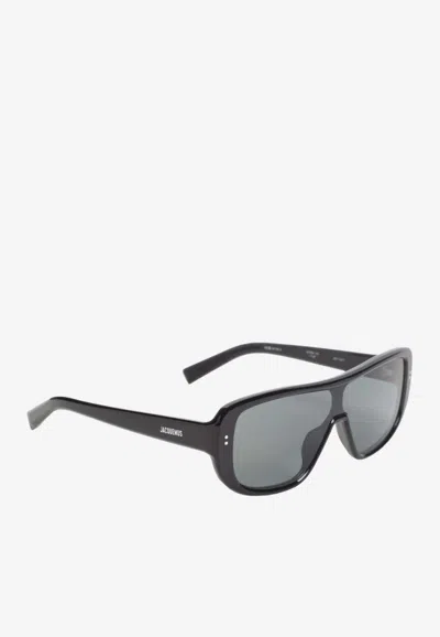 Jacquemus Les Lunettes 156 Sunglasses In Black