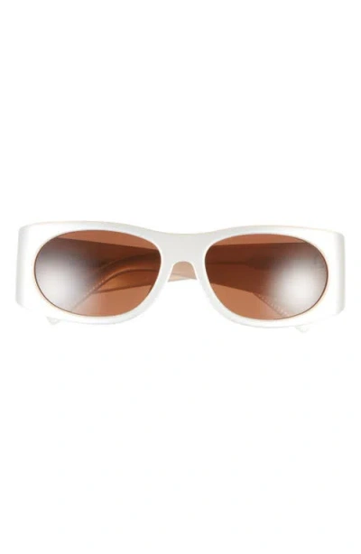 Jacquemus Les Lunettes 158 Rectangular Sunglasses In White