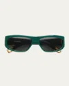 Jacquemus Sunglasses In Green