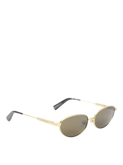 Jacquemus Les Lunettes Alba Sunglasses In Gold