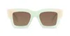 Jacquemus Les Lunettes Baci - Light Green Sunglasses In Green