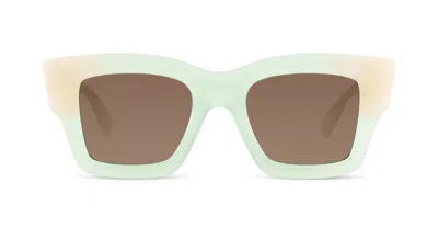 JACQUEMUS LES LUNETTES BACI - LIGHT GREEN SUNGLASSES