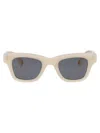 Jacquemus Acetate Sunglasses In New Beige