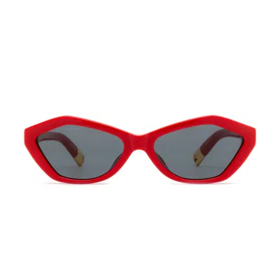 JACQUEMUS JACQUEMUS LES LUNETTES BAMBINO JAC42 C2 RED SUNGLASSES