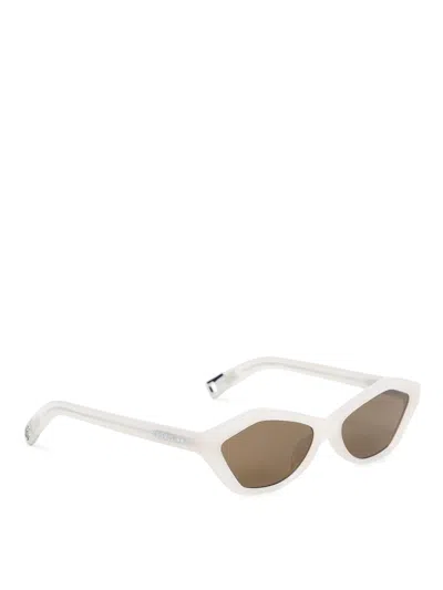 Jacquemus Les Lunettes Bambino Sunglasses In Brown