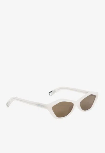 Jacquemus Eyewear Les Lunettes Bambino Sunglasses Unica In Silver