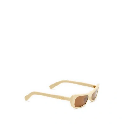 Jacquemus Les Lunettes Capri In Beige