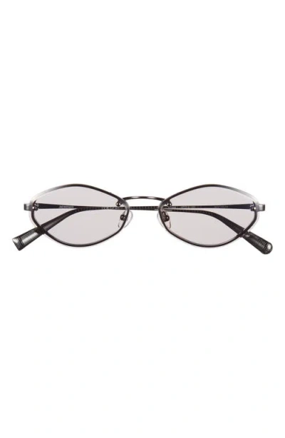 Jacquemus Les Lunettes Jac 57mm Irregular Oval Sunglasses In Silver
