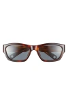 Jacquemus Les Lunettes Meridiano Sunglasses In T-shell/matt Black/grey