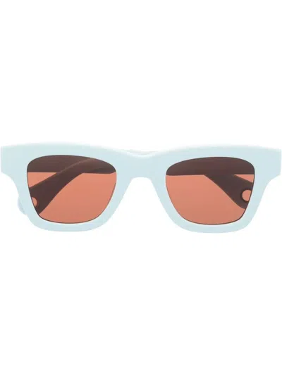 Jacquemus Les Lunettes Nocio Square-frame Sunglasses In Blau