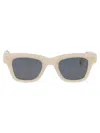 Jacquemus Acetate Sunglasses In Multi Beige