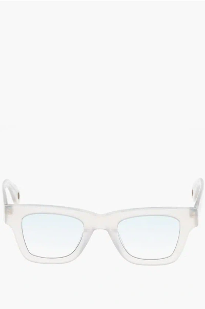 Jacquemus Les Lunettes Nocio Sunglasses With Logo In White