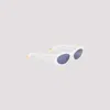 Jacquemus Les Lunettes Ovalo Sunglasses In White