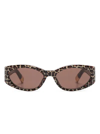 JACQUEMUS LES LUNETTES OVALO SUNGLASSES