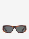 Jacquemus Brown La Casa 'les Lunettes Pilota' Sunglasses In Logo Engraved On The Temple