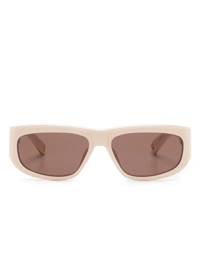 JACQUEMUS LES LUNETTES PILOTA SUNGLASSES
