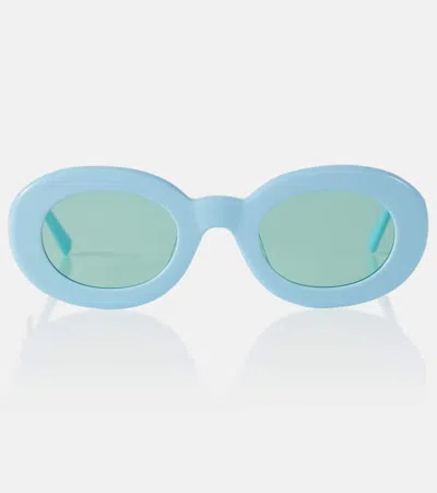 Jacquemus Les Lunettes Pralu Sunglasses In Multi-blue