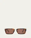 Jacquemus Les Lunettes Soli Acetate Rectangle Sunglasses