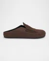 Jacquemus Les Mocassin Suede Mules In Brown