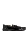Jacquemus Les Mocassins Carre Leather Loafer In Black