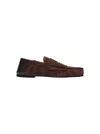 Jacquemus Square Head Loafer Shoes In Brown