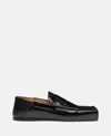 Jacquemus Les Mocassins Carre Leather Loafer In Black
