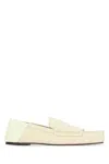 Jacquemus Yellow La Casa 'les Loafers Carré' Loafers In Paleyellow