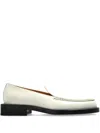 Jacquemus Les Mocassins Leather Loafers In White