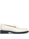Jacquemus Les Mocassins Leather Loafers In White