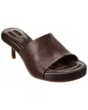 JACQUEMUS JACQUEMUS LES MULES ARGILLA LEATHER SANDAL