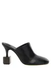 Jacquemus Mule With Geometric Heel In Black