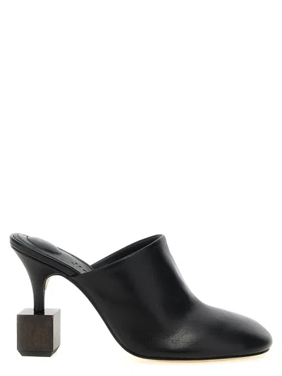 Jacquemus 'les Mules Bisou' Mules In Black