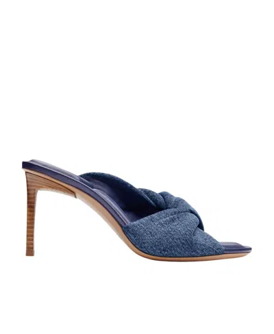 JACQUEMUS JACQUEMUS TWIST OPEN TOE MULES