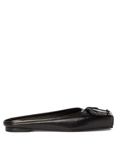 Jacquemus Les Mules Plates Ballet Ballerinas In Schwarz