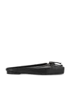 Jacquemus Ballerina Mules - Leather - Black In Black